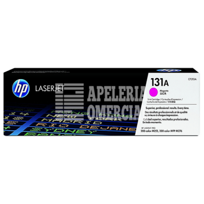 HP-CF213A TONER P/IMPRESORA LASER JET HP 131A MAGENTA